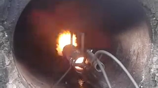 Пламя в трубе! Flame through the frozen pipe! смотреть онлайн