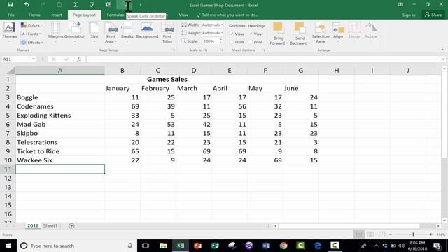 Using the Speak Cells on Enter Tool in Excel смотреть онлайн