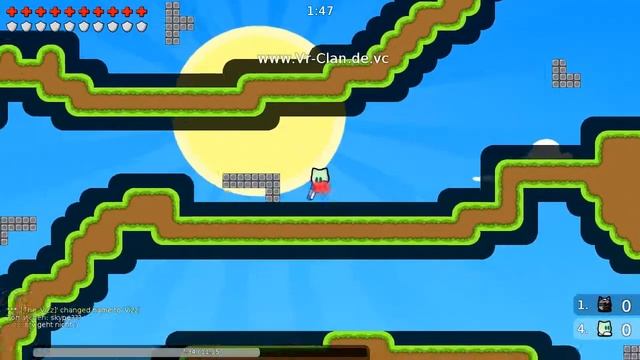 XD Teeworlds - DDRace - AiP-Gores Walkthrough (3,35 Minutes) смотреть онлайн