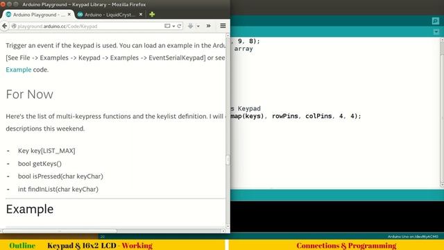 11. Interfacing 4x4 matrix keypad and 16x2 LCD with Arduino смотреть онлайн
