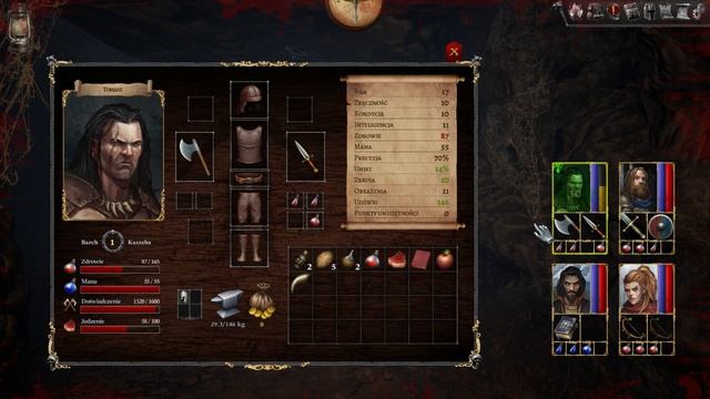 DUNGEONS OF THE AMBER GRIFFIN PL - Gameplay PC  Dungeon Crawler FPP RPG Fantasy