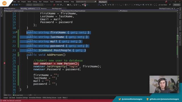 XAML Data Binding and MVVM Basics (.NET MAUI, WPF, UWP, Xamarin.Forms) смотреть онлайн