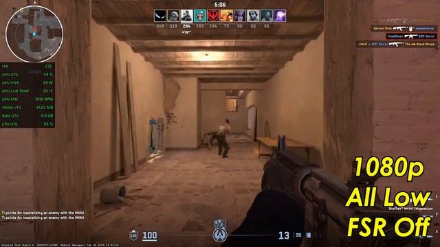 CS 2 Update : New Mirage | RX 6600 8GB + i5 12400F | 1080p All Low and Max | AMD driver 23.5.2 ! смотреть онлайн