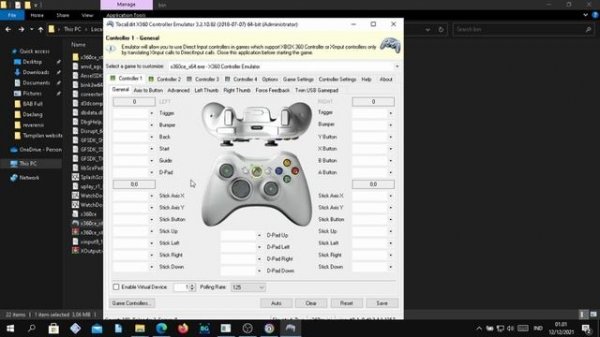 Setting Joystick Watch Dogs 2 PC Menggunakan Xbox 360 Controller Emulator