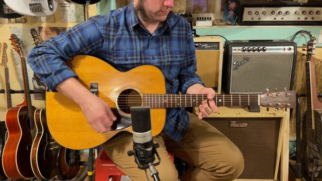 1951 Martin 000-18 flattop guitar смотреть онлайн