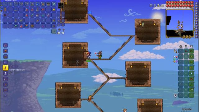 Terraria CO-OP часть 1/3 смотреть онлайн