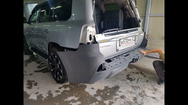 Рестайлинг LX 570. Готовый пакет запчастей производителя GBT смотреть онлайн