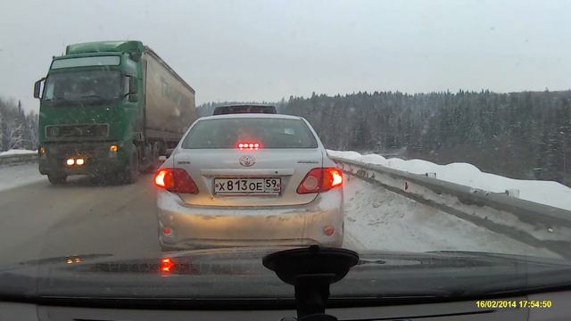 16.02.14 трасса Полазна - Чусовская смотреть онлайн