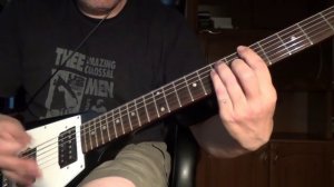 Электрогитара для самых начинающих.  Урок №2