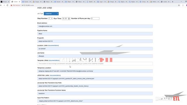 How to run DataFlow templates using rockstarETL смотреть онлайн