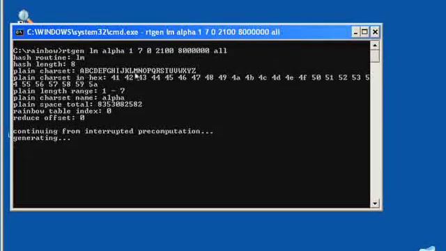 Password Cracking With Rainbow Tables смотреть онлайн