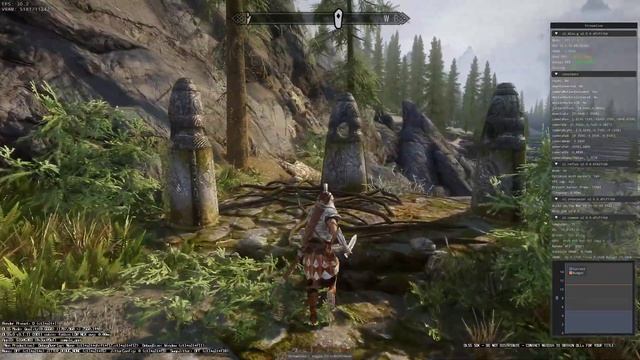 Skyrim DLSS3 Frame Generation Test And Demonstration