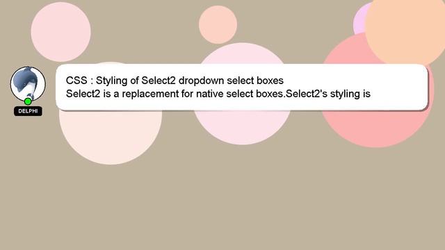CSS : Styling of Select2 dropdown select boxes смотреть онлайн