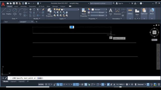 Autocad 2D Tutorial Tamil Chapter-3(Line,Polyline,Ortho mode,Dimension,Quick properties,Object snap смотреть онлайн