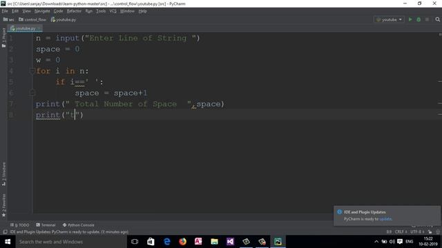 5: Python Program to Calculate the Number of Words and the Number of Characters Present in a String смотреть онлайн