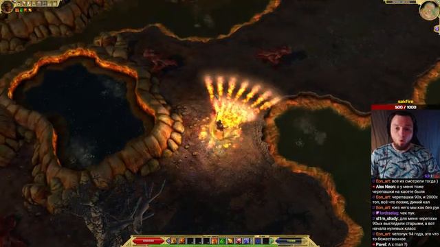 Прохождение Titan Quest. Пиромант Силы земли. Титан Квест. Норма. Царство мёртвых #04 смотреть онлайн