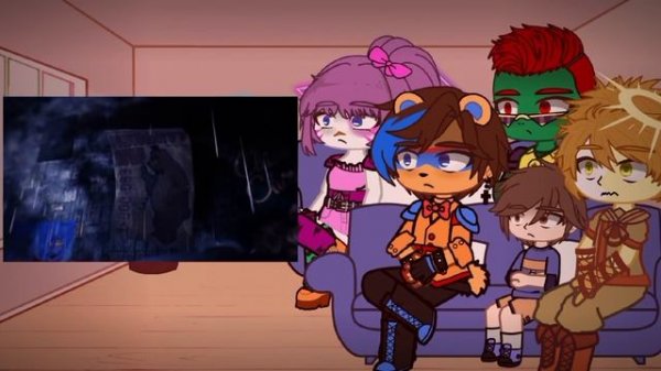 Реакция Фнаф 9 на security breach ruin