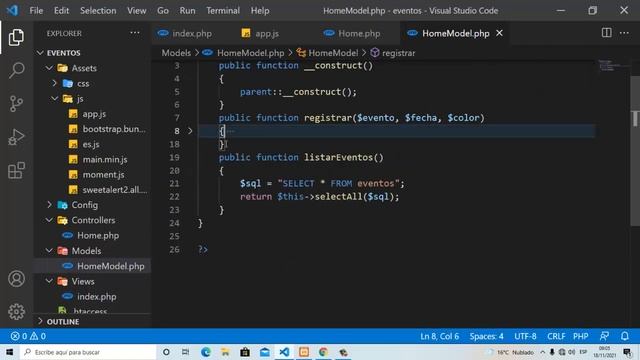 03 Agenda de eventos con Full Calendar y Vanilla Javascript, Modificar y Eliminar смотреть онлайн