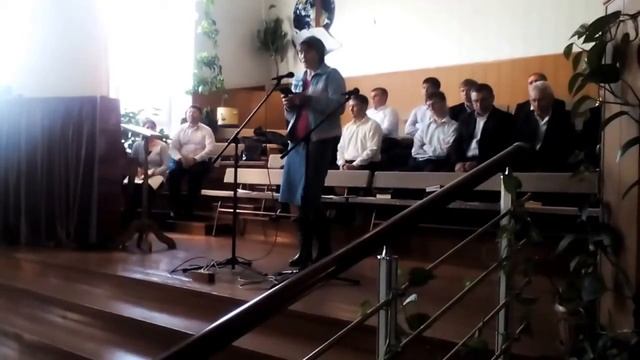 День Матери, участие пением, 8 марта, Центральная Церковь ЕХБ, Тараз (Джамбул) смотреть онлайн