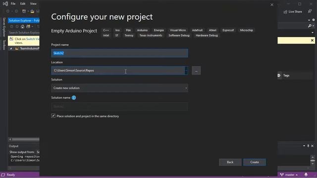 Azure Git Integration for Arduino in Visual Studio смотреть онлайн