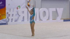 Б/п 2017 год художественная гимнастика дети 4-5 лет Юсифова Сафия