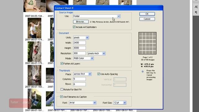 How to Create a Contact Sheet - Adobe Photoshop [60 Seconds] смотреть онлайн