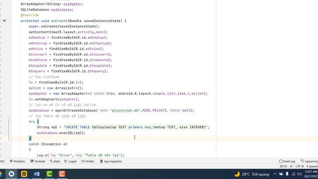 Lập trình Android - Bài 20: Sqlite trong Android - Tạo, Chèn, Xoá, Cập nhật, Truy vấn CSDL смотреть онлайн