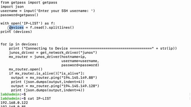 VERY "SIMPLE" PYTHON SCRIPT to RUN MULTIPLE “PING" commands on "MULTIPLE " ROUTERS/SWITCHES (Part-3 смотреть онлайн