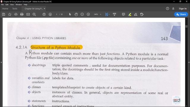 Chapter - 4 | Using Python Libraries | Part - 1 | Computer Science with Python Class 12 смотреть онлайн