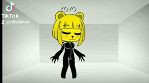 🖤🖤🖤 Carton girl Yoyo's Latex suit inflation 💛💛💛