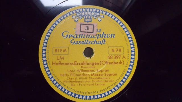 Hoffmanns Erzählungen - BARCAROLE - L. Wißmann, H.Plümacher смотреть онлайн