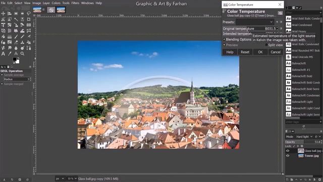 How to Add a Glass Effect | Gimp Tutorial смотреть онлайн