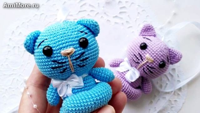 Амигуруми: схема Котёнок. Игрушки вязаные крючком - Free crochet patterns. смотреть онлайн