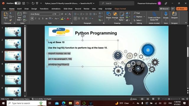 Python L75 in English, This video explains NumPy Lesson34,Non Tech People can understand well. смотреть онлайн