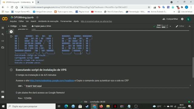 ⚡Aprendendo a minerar com a GPU da Google Colab(PC) - Parte 1⚡ смотреть онлайн