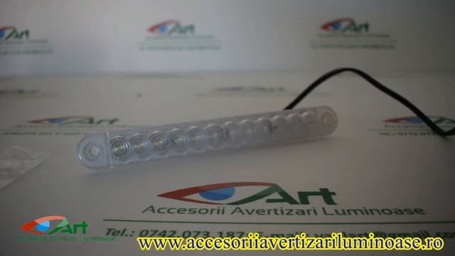 Lampa pozitie LED Alb 225mm 12v-24v FT-195 B Fristom смотреть онлайн