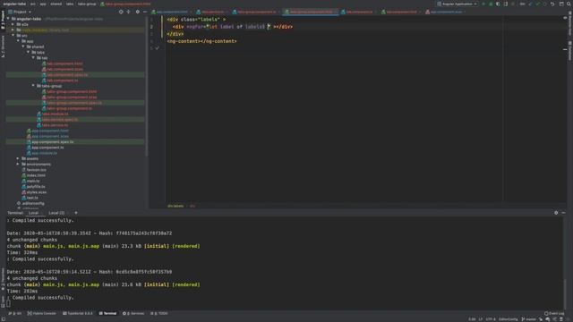 Angular 9. Реализация табов (часть 1) смотреть онлайн