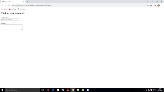 Send email ✉️ To Submit Button || Javascript practical of Web designing and publishing #Javascript смотреть онлайн