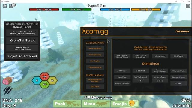 *Dinosaur Simulator Script Hub* [OP] | Fly, KillAura, Walkspeed, AutoFarm, And More!! смотреть онлайн