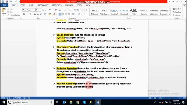 SQL Interview Questions String Part I(Hindi) смотреть онлайн