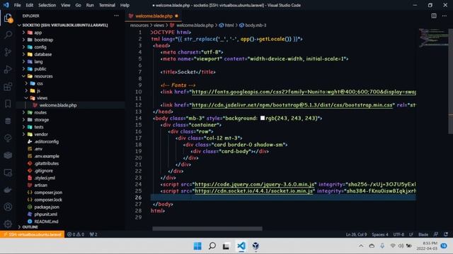 Laravel - Instalación y configuración de socket.io смотреть онлайн
