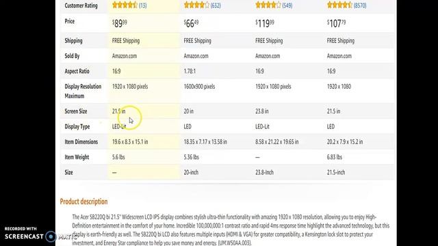 Acer SB 220Q Bi 21 5" Full HD Laptop смотреть онлайн