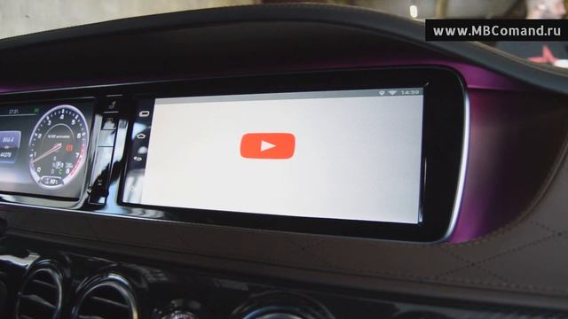 Сенсорный Android на Мерседес S-класс W222 смотреть онлайн