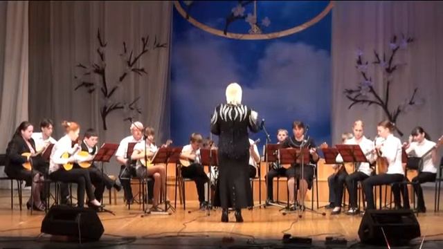 В. Баканов «Скоморошина», исп. оркестр отделения народных инструментов смотреть онлайн