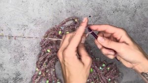 Сетка с пайетками крючком ЧАСТЬ 4 РУКАВ