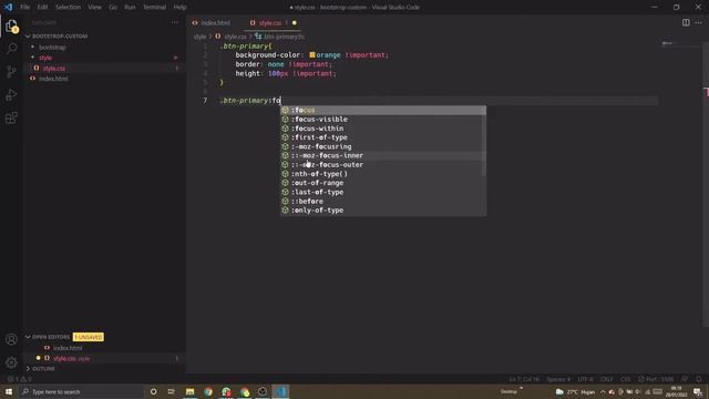 BOOTSTRAP 5 - CARA MUDAH MENGUBAH STYLE BAWAAN BOOTSTRAP смотреть онлайн