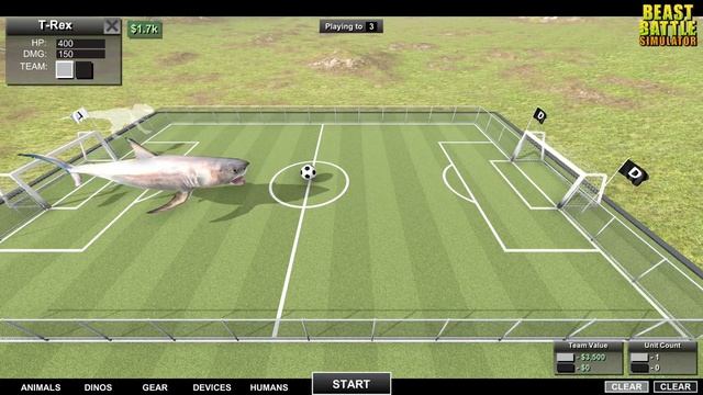 Мегалодон против Тирекса! огромная акула против Динозавра! Beast Battle Simulator! Битва динозавров смотреть онлайн