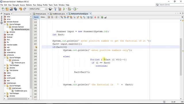 تطبيق بلغة الجافا لايجاد المضروب لأى رقم java factorial task смотреть онлайн