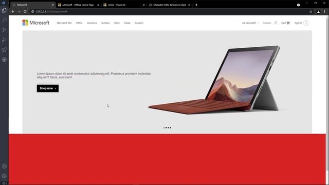 Learn HTML5 and CSS3 From Scratch - By Building A Website Project : Microsoft Webpage Clone смотреть онлайн