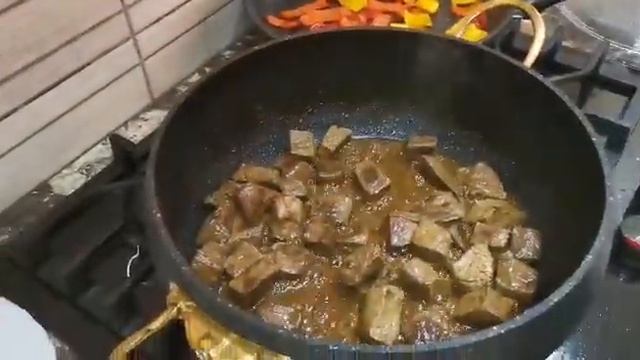Овощное рагу с мясом. смотреть онлайн